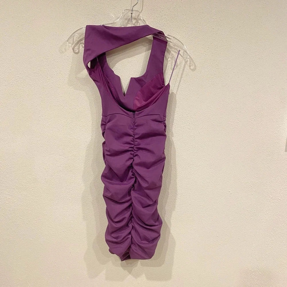 NWT ALIEVA Olinda Ruched Cut-Out Midi Dress Size XS - Picture 6 of 6